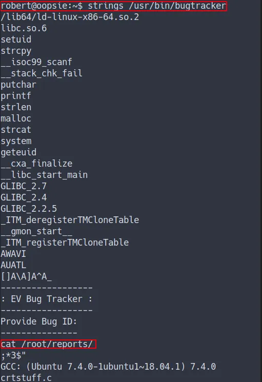 strings bugtracker
