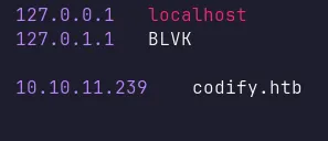 add the hostname