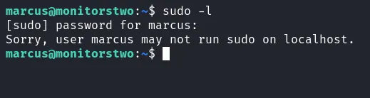 check sudo permission