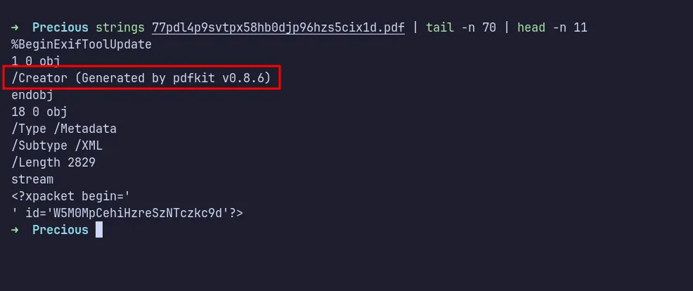 pdfkit version