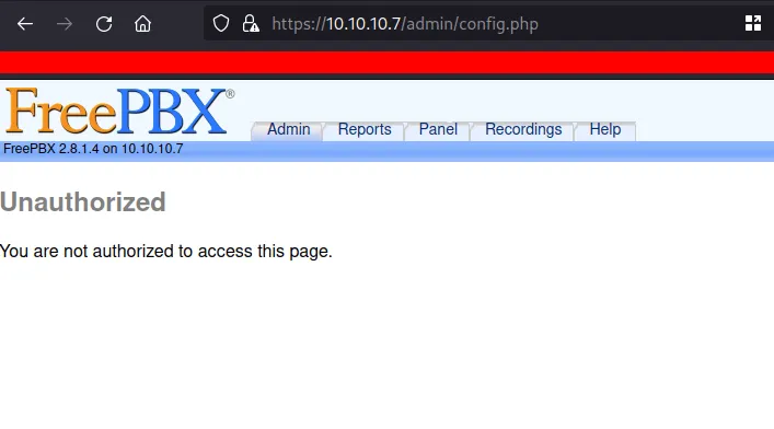 freepbx page