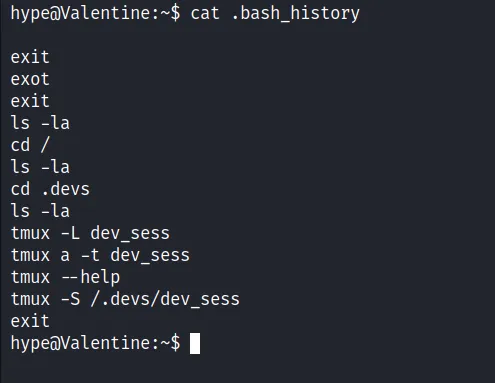 bash history file
