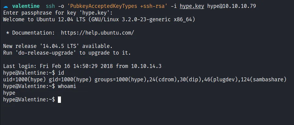 ssh as hype