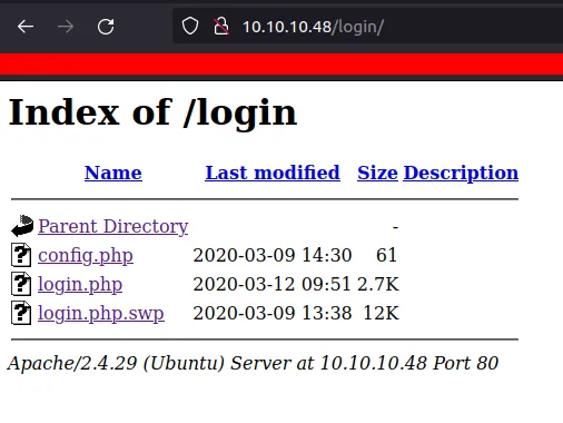 directory listing