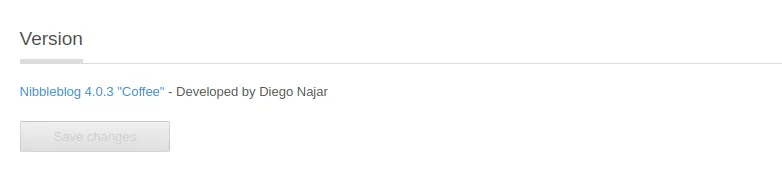 nibbleblog version