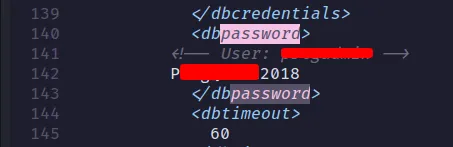 found credentials