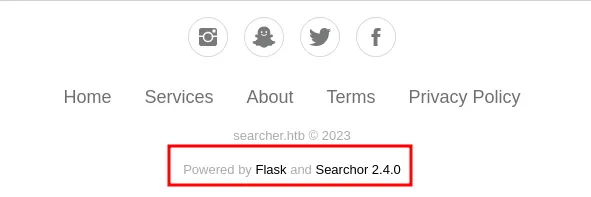 searchor version