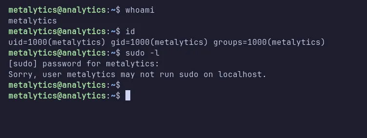 ssh metalytics