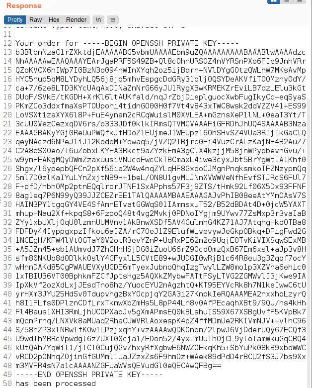 xxe read ssh key