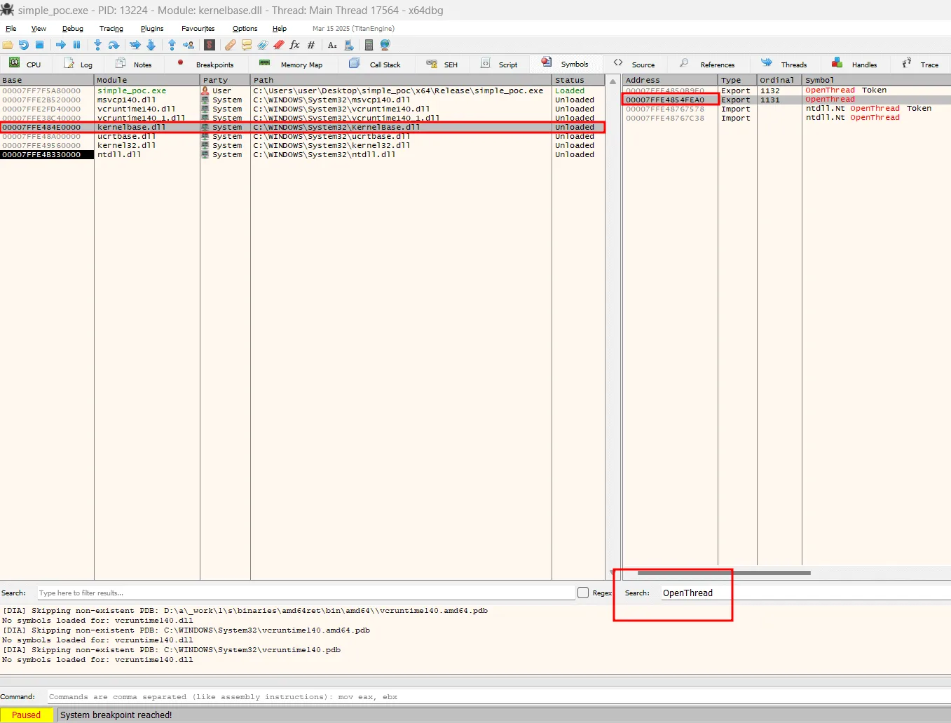 Search OpenThread