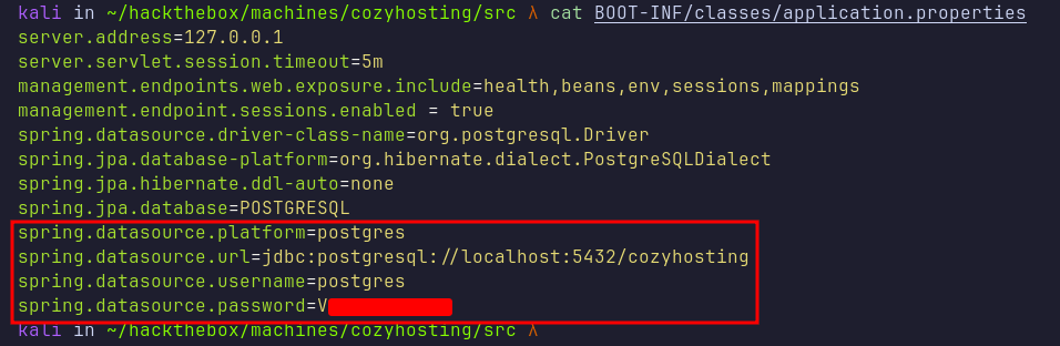 postgresql credentials