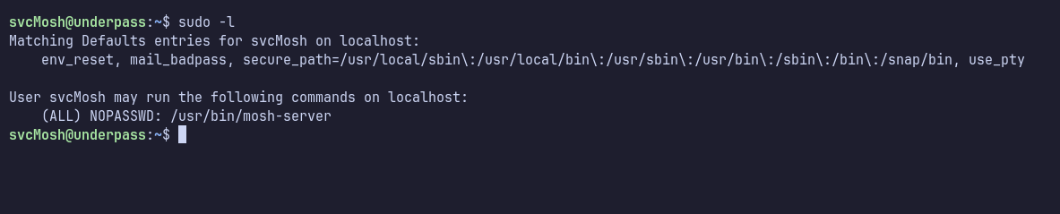 sudo permission
